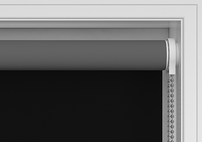 Solento (Blackout), Pure Black - Twist&Fit Roller Blind - Image 10